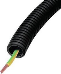 Trubka HFXPR 20 BK + H07Z1-K 6 GE/GN 100322 ohybná (13mm) čierna (predaj 50m/balenie)