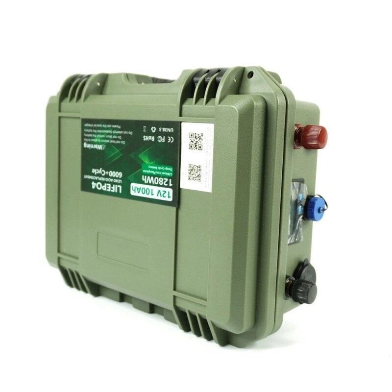 Akumulátor MHPower L200-12-OUT LiFePO4 12,8V 200Ah v boxe s bluetooth , outdoor