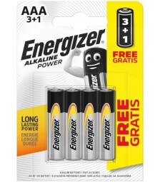 Batéria Energizer Alkaline Power AAA 3+1ks