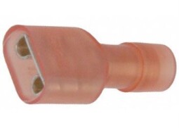 Izolovaný faston - samica 6,3mm (0,75-1,3mm²) (L958)