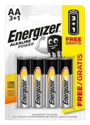 Batéria Energizer Alkaline Power AA 3+1ks