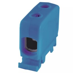 Skrutková svorkovnica SIMET 84285003 ZGG1x1,5-50n DIN ,1P , 1,5 - 50mm², 2 otvory , modrá