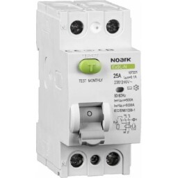 Prúdový chránič Noark Ex9L-N 2P 25A A 30mA 108349