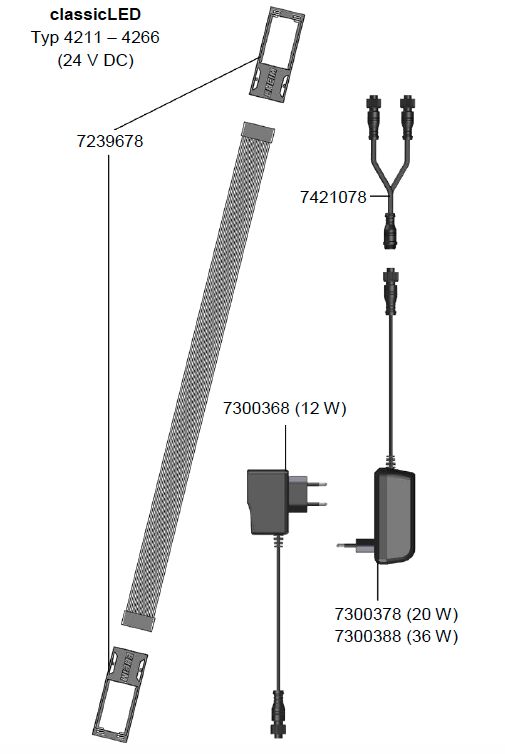 EHEIM classicLED daylight 4261011 550-635mm 6500K 789lm 7,7W 