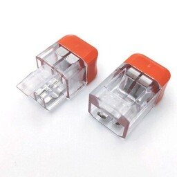 Bezskrutková svorka LT-22 , 2x 0,75-2,5mm² priama , rozpojiteľná (L965D)