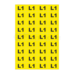 Samolepka " L1 " 30x20mm (NOZ-L1)