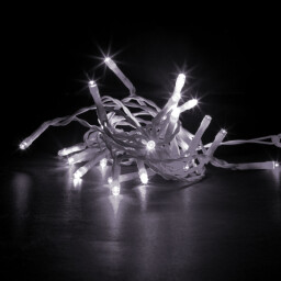Svetelný záves 100LED , 2,2m , denná biela , 8-programov (58902C)