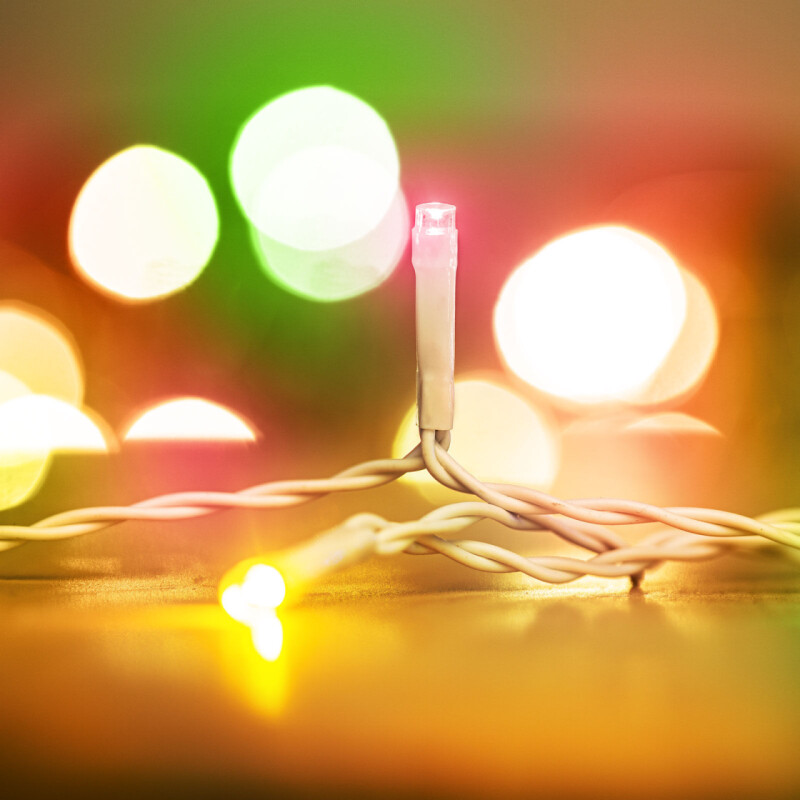 Svetelná reťaz 50LED , 5m , 8-programov , farebná (58900C)