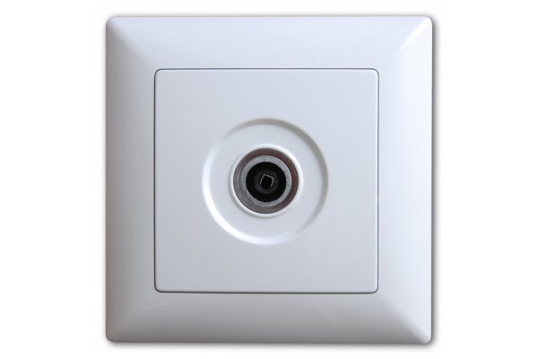 Visage Simple - zásuvka SAT (F-konektor) - biela